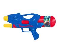 Grandi Giochi - Pistola de Tanque He Man extraíble y 1 Chorro de Agua, 33 cm, Color Azul Claro, Rojo, HE00119