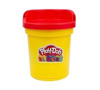 Grandi Giochi Play Doh Blocks, Cubo/Silla contenedora, 17 Piezas con construcción y Pasta para modelar, Pld02000
