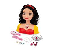 Grandi Giochi - Princess Styling Head Blancanieves, Cabeza de Peinado con Accesorios incluidos, GG02998