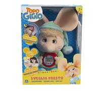 Grandi Giochi, Ratón Gigio Despertador Pronto, con Reloj Digital y Dos Canciones Originales Incluidas, TPG18000