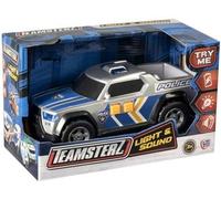 Grandi Giochi - Teamsterz Pick Up Policía con Luces y Sonidos, Color Azul/Gris, GG00964