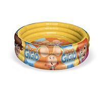 Grandi Giochi Topo Gigio TPN02000 - Piscina con 3 Anillas, 90 cm, Multicolor