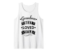 Grandma Best Loved Title Mother's Day - Abuela Amorosa Orgullosa Camiseta sin Mangas