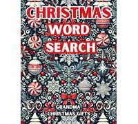 Grandma Christmas Gifts: Christmas Word Search: Activity Book for Adults and Seniors