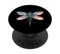 Grandma Dragonfly Watercolor Graphic For Biology Teacher PopSockets PopGrip Adhesivo