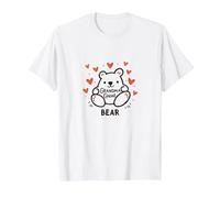 Grandma Great Bear: Adorable Caricatura para amar a Las Nanas Camiseta, Hombre, Blanco, S