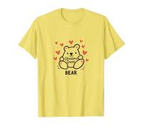 Grandma Great Bear: Adorable Caricatura para amar a Las Nanas Camiseta, Hombre, Limón, XXL