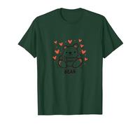 Grandma Great Bear: Adorable Caricatura para amar a Las Nanas Camiseta, Hombre, Verde Bosque, L