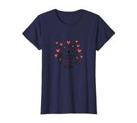 Grandma Great Bear: Adorable Caricatura para amar a Las Nanas Camiseta, Mujer, Azul Marino, XXL