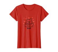 Grandma Great Bear: Adorable Caricatura para amar a Las Nanas Camiseta, Mujer, Rojo, S