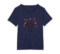 Grandma Great Bear: Adorable Caricatura para amar a Las Nanas Camiseta, Mujer Tallas Grandes, Azul Marino, 4XL Grande