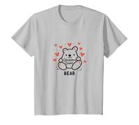 Grandma Great Bear: Adorable Caricatura para amar a Las Nanas Camiseta, Niños, Plata, 4 años