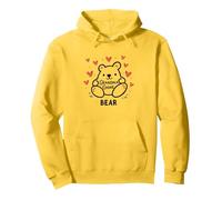 Grandma Great Bear: Adorable Caricatura para amar a Las Nanas Sudadera con Capucha, Unisex para Adultos, Limón, XXL