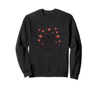 Grandma Great Bear: Adorable Caricatura para amar a Las Nanas Sudadera, Unisex para Adultos, Negro, L