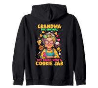 Grandma is The Original Life Coach with a Cookie Jar Sudadera con Capucha