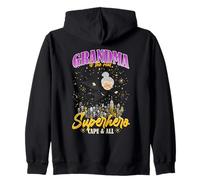 Grandma is The Real Superhero, Cape and All Sudadera con Capucha