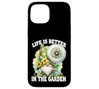 Grandma Life Is Better In The Garden Gnome For Retirement Carcasa para iPhone 15