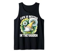 Grandma Life Is Better In The Garden With Dandelion Wishes Camiseta sin Mangas