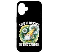 Grandma Life Is Better In The Garden With Dandelion Wishes Carcasa para iPhone 16