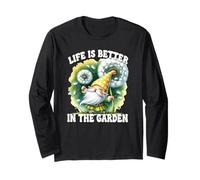 Grandma Life Is Better In The Garden With Dandelion Wishes Manga Larga