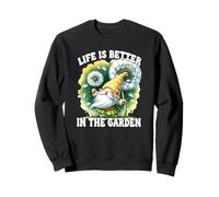 Grandma Life Is Better In The Garden With Dandelion Wishes Sudadera