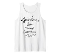 Grandma Love Through Generations - Abuela Amorosa Orgullosa Camiseta sin Mangas