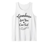 Grandma Love You Can Feel - Lindo Orgulloso Amoroso Familia Abuela Camiseta sin Mangas