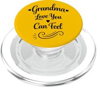Grandma Love You Can Feel - Lindo Orgulloso Amoroso Familia Abuela PopSockets PopGrip para MagSafe