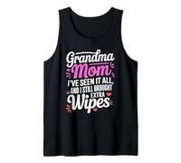 Grandma MOM I VE Seen IT All and I Still Brought Extra Wipes Camiseta sin Mangas
