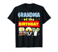 Grandma of The Birthday Boy Bday Celebration Camiseta