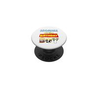 Grandma of The Birthday Boy Bday Celebration PopSockets PopGrip Adhesivo