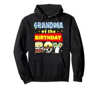 Grandma of The Birthday Boy Bday Celebration Sudadera con Capucha