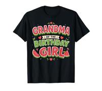 Grandma of The Birthday Girl Watermelon Family Party Camiseta