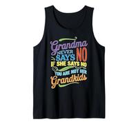 Grandma Says No You'Re Not Her Grandkids Camiseta sin Mangas