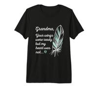 Grandma Wings were Ready by My Heart Not Memorial Camiseta Premium
