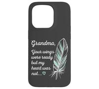 Grandma Wings Were Ready By My Heart Not Memorial Carcasa para iPhone 15 Pro
