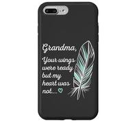 Grandma Wings Were Ready By My Heart Not Memorial Carcasa para iPhone 7 Plus/8 Plus