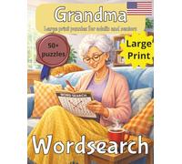 Grandma Wordsearch Puzzle Book: Grandma Birthday Gift | Gifts for Women | Present for nana | Grandma Gift | Grandma Puzzle| Grandma Wordsearch
