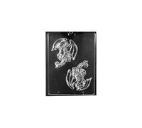 Grandmamas Goodies I027 Dragon Pieces Chocolate Candy Soap Mold with Exclusive Molding Instructions
