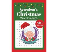 Grandma's Christmas Word Search Book: Fun Christmas Themed Word Find Puzzle Book for Adults and Seniors