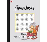 Grandmas Easy Word Search Book: 40 Easy Word Searches With Pictures