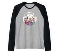 Grandmas Gone Wild - Funny Grandmother Wine Camiseta Manga Raglan
