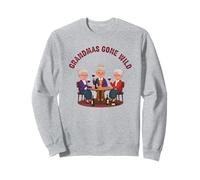 Grandmas Gone Wild - Vino de Abuela Divertido Sudadera