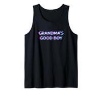 Grandma'S Good Boy 2000s Grunge Aesthetic Dog Themed Camiseta sin Mangas