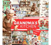 GRANDMA'S KITCHEN SCRAPBOOK PAPER: This is used for CRAFT in DIY junk journals, EPHEMERA, ORIGAMI, DECOUPAGE, Collage