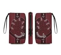 Grandma's Little Sweethearts - Cartera larga de cuero personalizada con nombre - Cartera con nombre personalizado para cumpleaños de mujer,regalo de amor para abuela,madre,mamá (Billetera-a01)