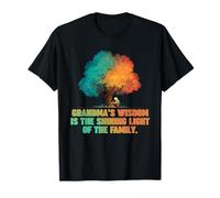 Grandmas Wisdom is The Shining Light of The Family Camiseta