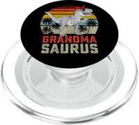 Grandmasaurus T Rex Dinosaur Grandma Saurus Family Matching PopSockets PopGrip para MagSafe