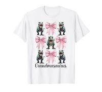Grandmasaurus Trex Tyrannosaurus Rex Dinosaurio Nana Coquette Camiseta
