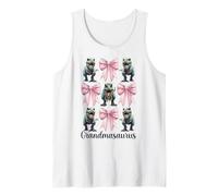 Grandmasaurus Trex Tyrannosaurus Rex Dinosaurio Nana Coquette Camiseta sin Mangas
